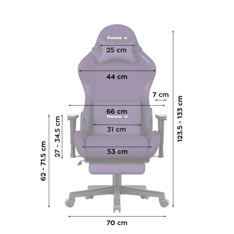 Fotel gamingowy Force 5.7 Purple