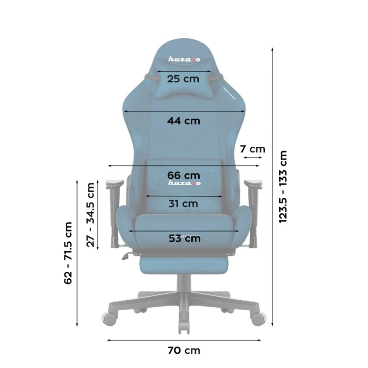 Fotel gamingowy Force 5.7 Blue