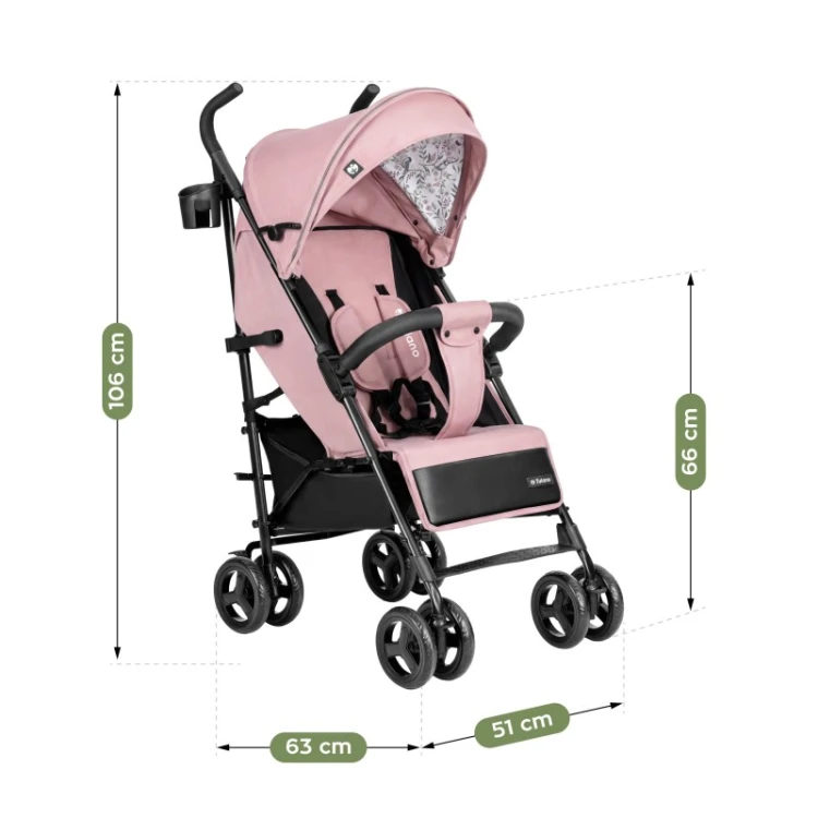 Wózek spacerowy Davos 35 Pink