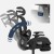 Fotel ergonomiczny z podnóżkiem Expert 9.3 Black