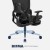 Fotel ergonomiczny z podnóżkiem Expert 9.3 Black