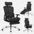 Fotel ergonomiczny z podnóżkiem Expert 9.3 Black