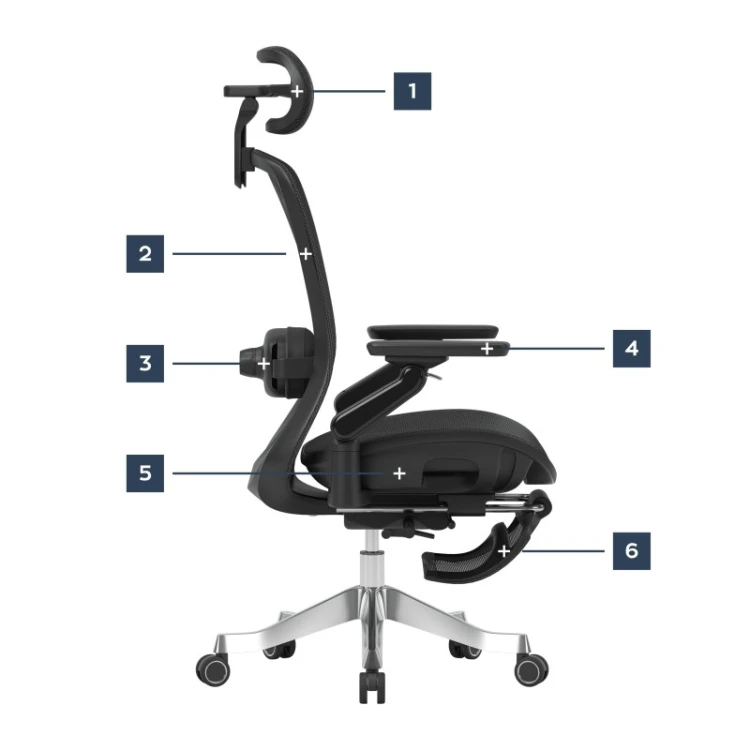 Fotel obrotowy Leadpro 8.7 Black