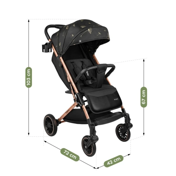 Wózek spacerowy Lagos 35 Black Gold