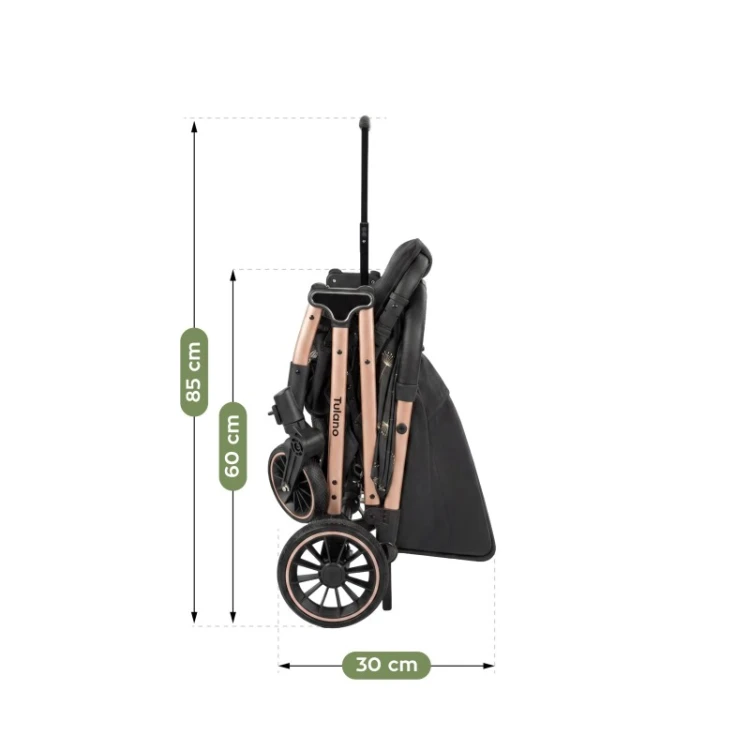 Wózek spacerowy Lagos 35 Black Gold