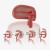 Fotel obrotowy Leadpro 8.7 Red