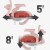 Fotel obrotowy Leadpro 8.7 Red