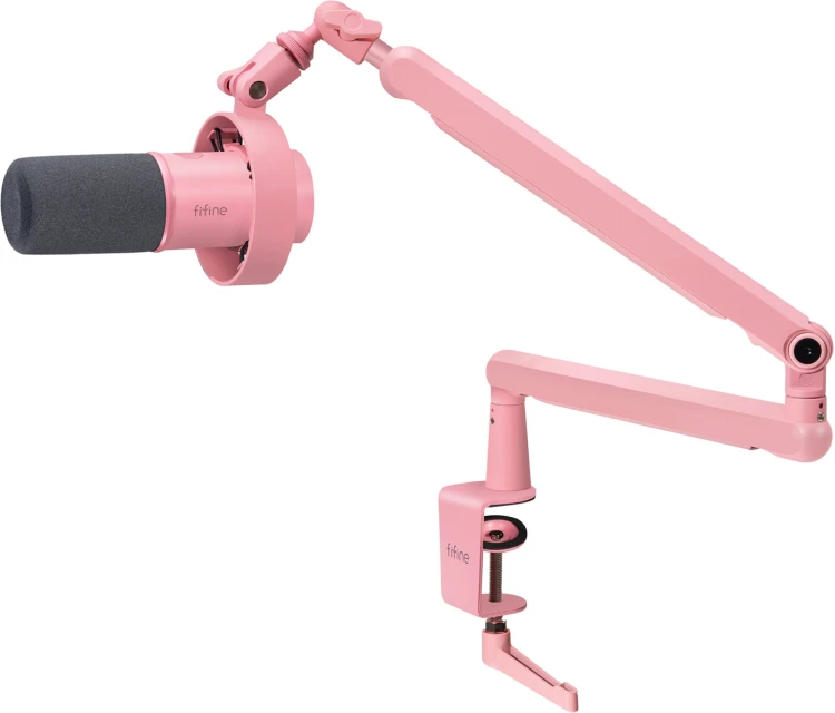 Mikrofon dynamiczny Fifine T688P (różowy)
