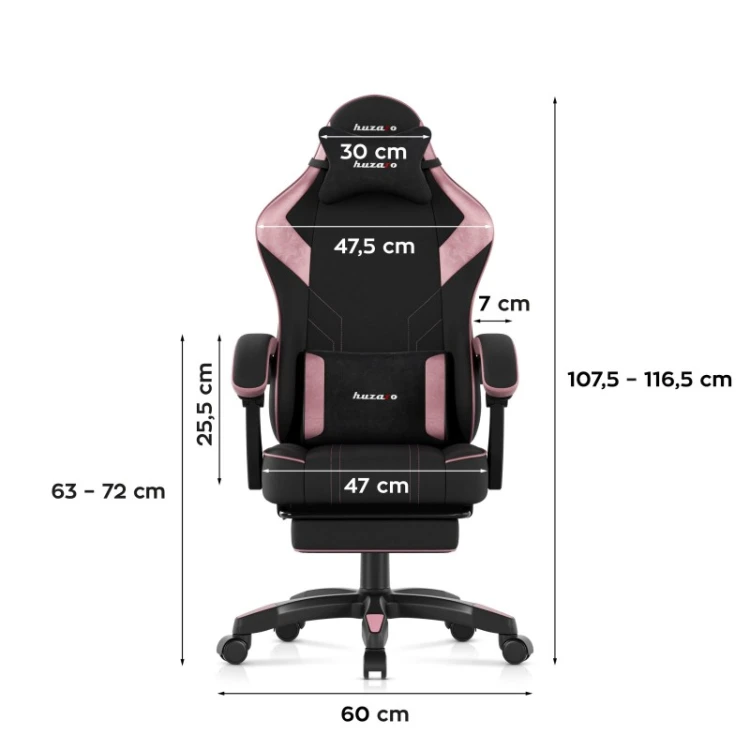 Fotel gamingowy Force 3.7 Pink