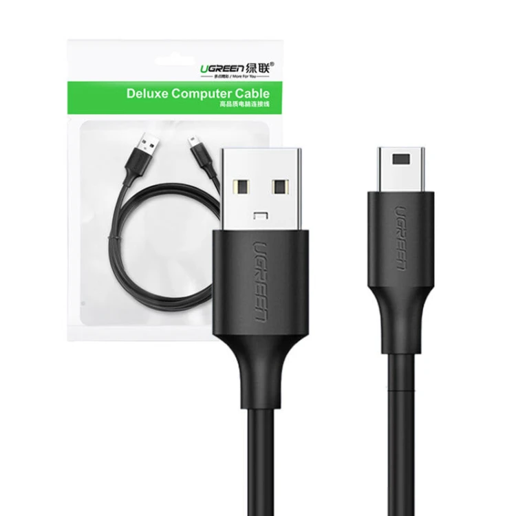 Kabel UGREEN US132 USB-A-mini USB 2m (czarny)