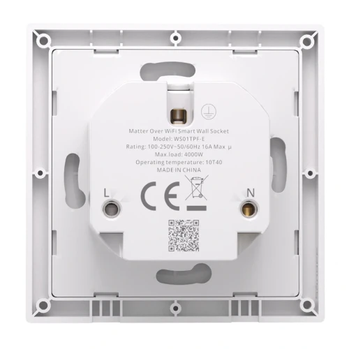 Inteligentne gniazdko ścienne Sonoff WS01TPF-E WiFi (typ F)
