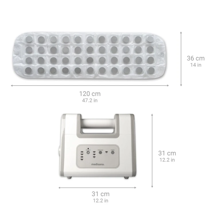 Mata do kąpieli Medisana Bath Spa New BBS 3  poziomy intensywności | hydromasaż | timer | 360 x 1200 mm