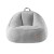 Fotel pufa z oparciem sztruksowa Comfy 4.0 Grey