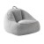 Fotel pufa z oparciem sztruksowa Comfy 4.0 Grey