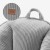 Fotel pufa z oparciem sztruksowa Comfy 4.0 Grey