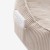 Fotel pufa z oparciem sztruksowa Comfy 4.0 Beige