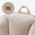 Fotel pufa z oparciem sztruksowa Comfy 4.0 Beige