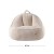 Fotel pufa z oparciem sztruksowa Comfy 4.0 Beige
