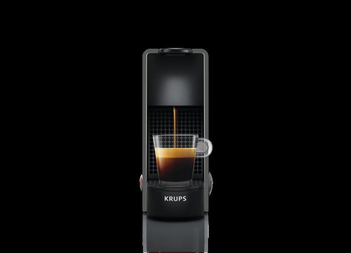 Ekspres kapsułkowy Krups Nespresso Essenza Mini XN110B (1200W; kolor szary)