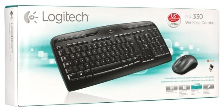 ZESTAW LOGITECH WIRELESS COMBO MK330 BEZPRZEWODOWY