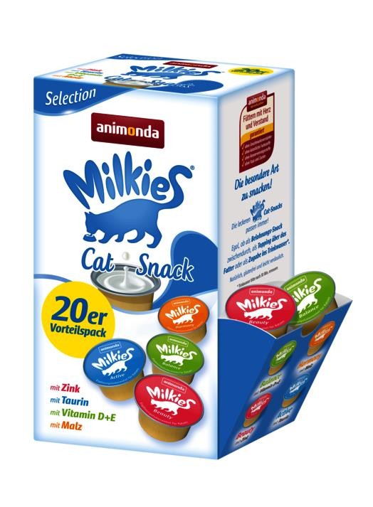 ANIMONDA Milkies Selection  dla kota 20x15g