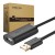 Kabel UGREEN US121 USB-A-USB-A 5m aktywny (czarny)