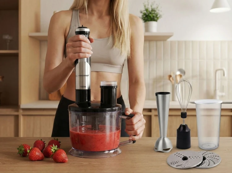 Blender ręczny Esperanza Crema EKM004 (800W; kolor czarny)
