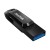 Pendrive SanDisk Ultra Dual GO SDDDC3-128G-G46 (128GB; USB 3.0, USB-C; kolor czarny)