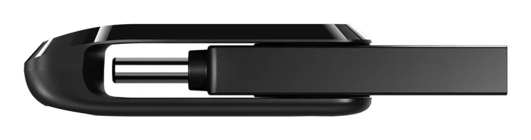 Pendrive SanDisk Ultra Dual GO SDDDC3-128G-G46 (128GB; USB 3.0, USB-C; kolor czarny)