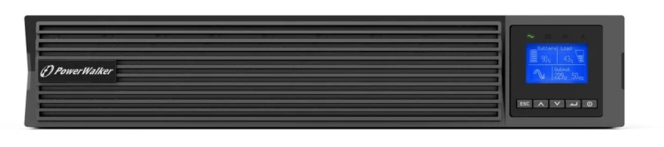 POWER WALKER UPS ON-LINE RACK 19" VFI 1500 ICR IOT PF1 1/1 FAZY, 1500VA, 8X IEC C13, USB/RS232, LCD