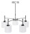 Żyrandol klasyczna lampa sufitowa wisząca Activejet MIRA Chrom 5xE27 do salonu