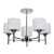 Żyrandol klasyczna lampa sufitowa wisząca Activejet MIRA Chrom 5xE27 do salonu