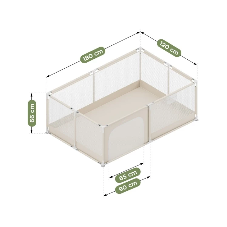 Kojec dziecięcy Cozy 22 Beige - 180 cm