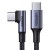 Kabel UGREEN US334 USB-C-USB-C 2m kątowy (czarny)