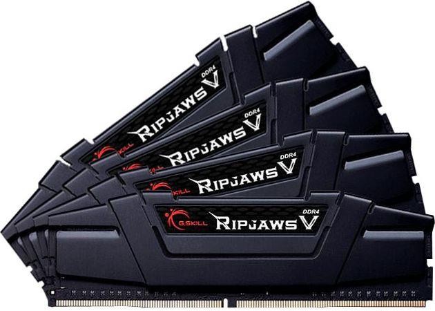 Zestaw pamięci G.SKILL RipjawsV F4-3200C16Q-64GVK (DDR4 DIMM; 4 x 16 GB; 3200 MHz; CL16)