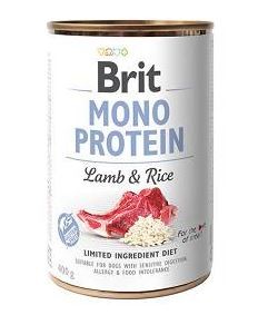 BRIT Mono Protein jagnięcina i brązowy ryż - mokra karma dla psa - 400 g