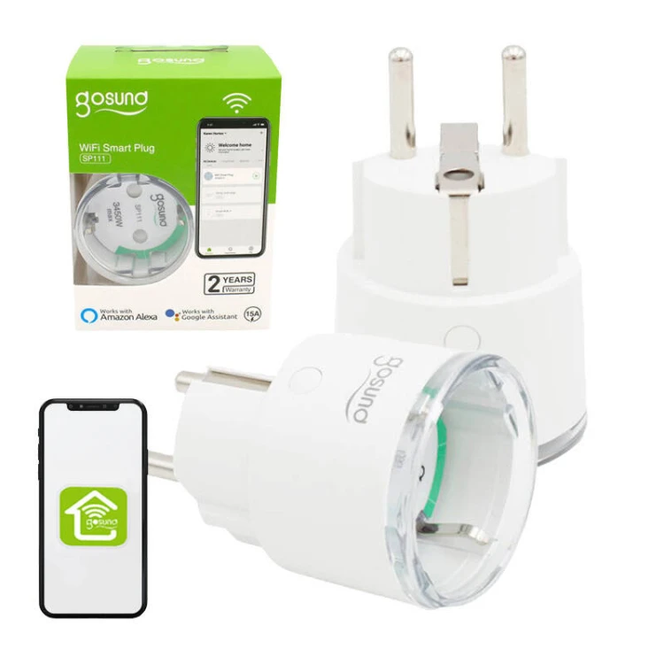 Gniazdko smart GOSUND SP111 16A 3680W Wi-Fi Tuya 2-pak