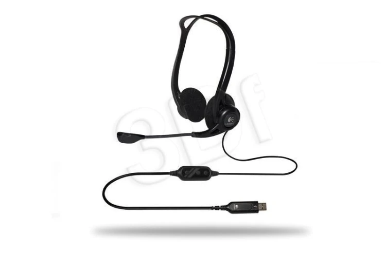 Słuchawki z mikrofonem Logitech 960 981-000100 (kolor czarny)
