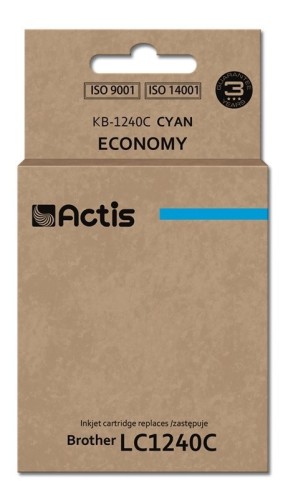 Actis KB-1240C Tusz (zamiennik Brother LC1240C/LC1220C; Standard; 19 ml; niebieski)
