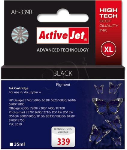 Activejet AH-339R Tusz (zamiennik HP 339 C8767EE; Premium; 35 ml; czarny)