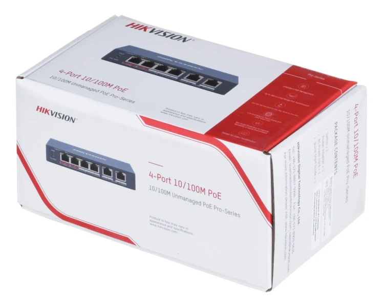 SWITCH POE HIKVISION DS-3E0106HP-E 6-PORTOWY