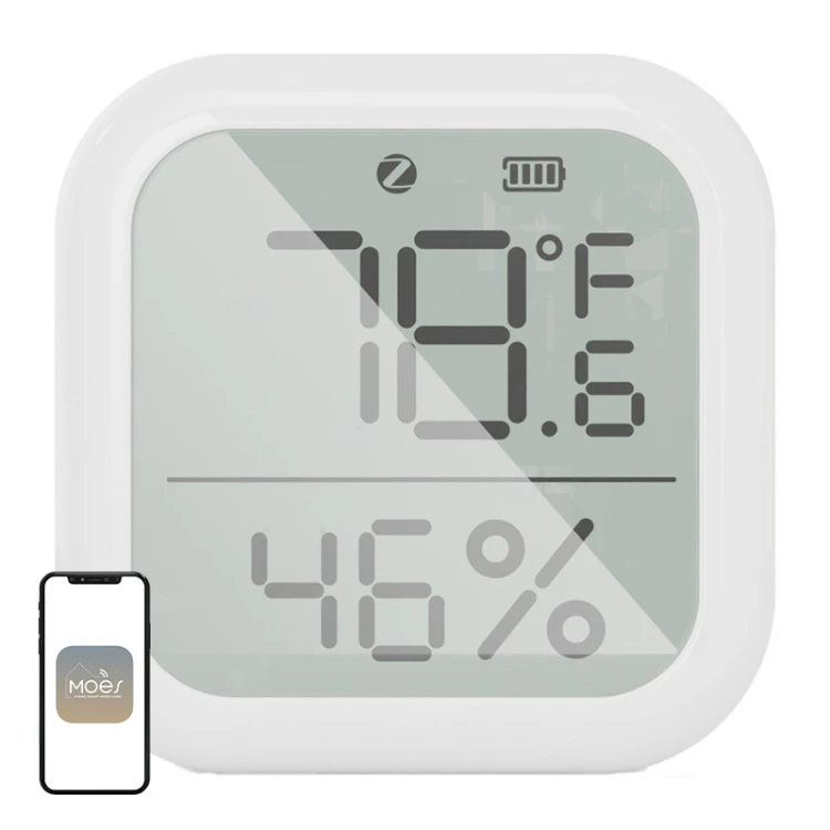 Czujnik temperatury i wilgotności MOES ZSS-KB-TH-LF-C ZigBee LCD