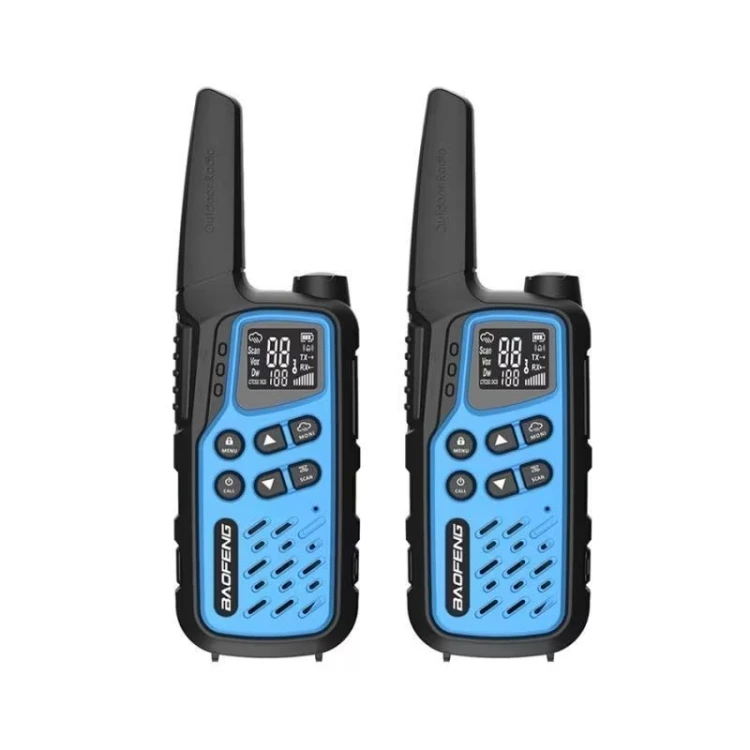 Krótkofalówka Baofeng BF-T25E niebieska, 2 sztuki