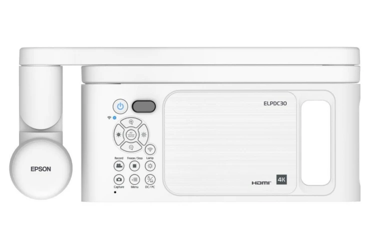 Epson V12HB09080 aparat do dokumentów Biały 25,4 / 3,2 mm (1 / 3.2") CMOS USB/HDMI/Wi-Fi