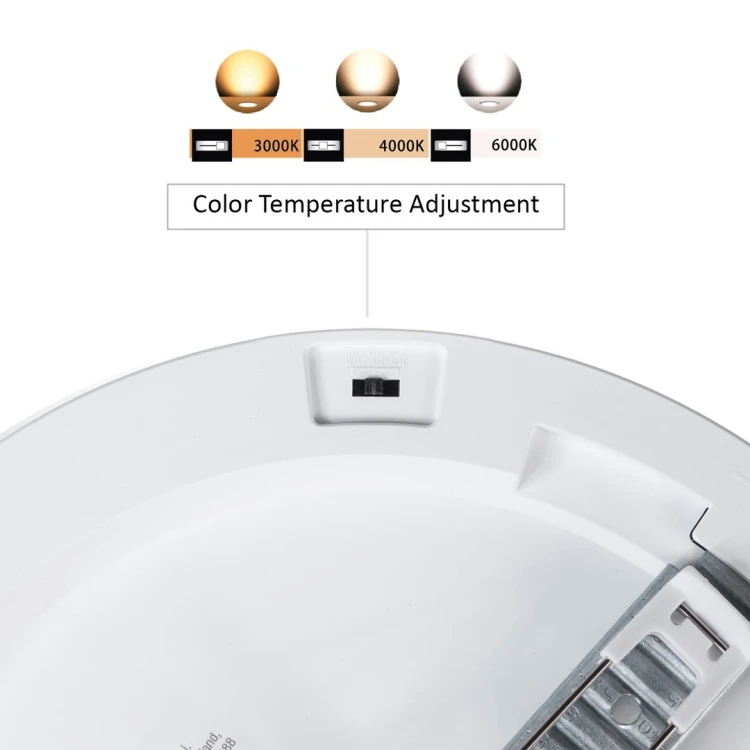 Panel plafon LED 7in1 podtynkowy natynkowy ultra slim 30W 3 kolory (WW, NW, CW)  Led4U LD142 mikrofala wbudowany zasilacz