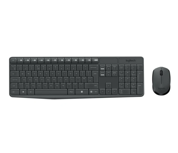 MK235 WIRELESS KEYBOARD / MOUSE/COMBO GREY-DEU-2.4GHZ-CENTRAL