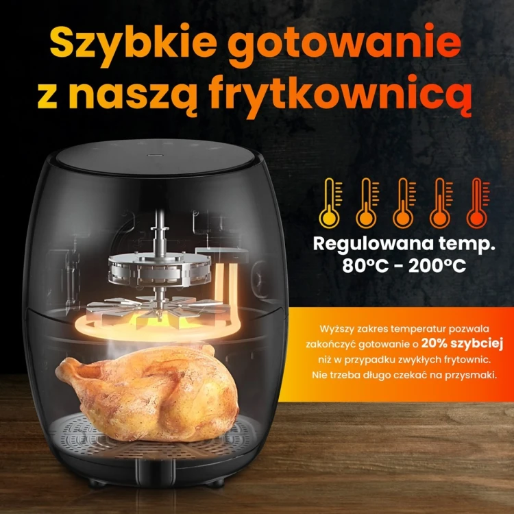 Extralink Smart Life Air Fryer SJ-200 2L