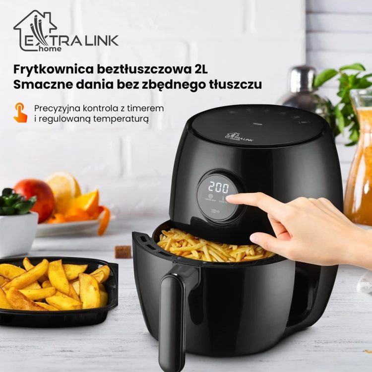Extralink Smart Life Air Fryer SJ-200 2L