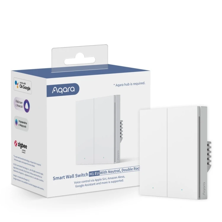 Inteligentny włącznik Aqara Smart Wall Switch H1 WS-EUK04