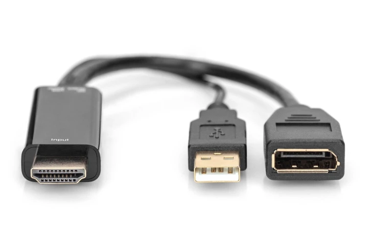 Digitus Adapter HDMI 4K – HDMI na DisplayPort